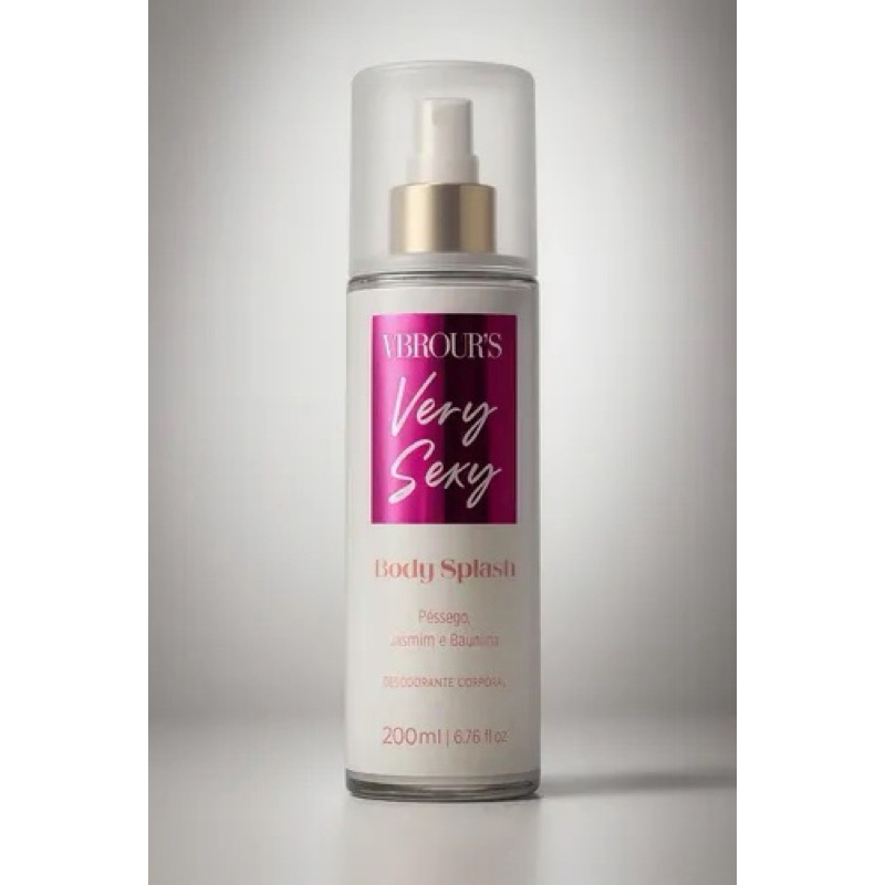 Barbours Beauty Body Splash Very Sexy 200ml - Fragrância Duradoura e Sensualidade Sofisticada