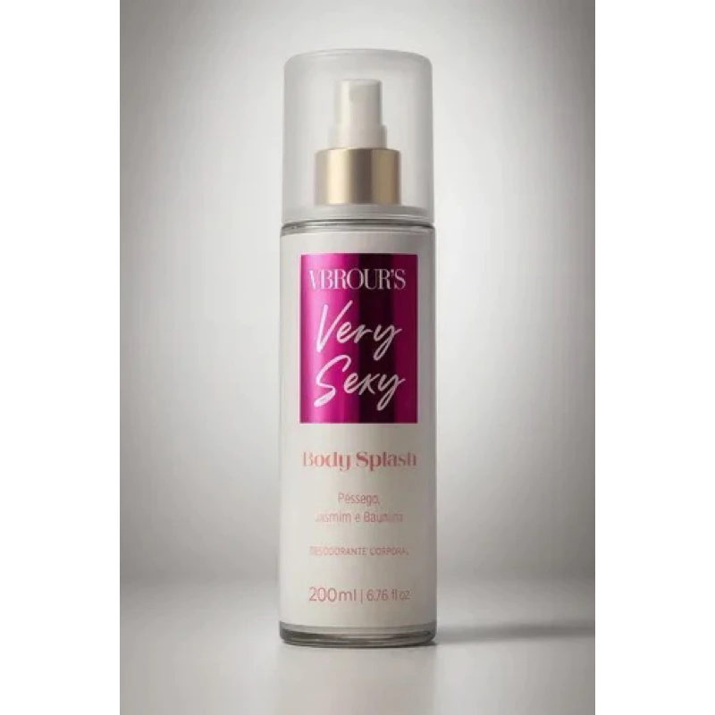 Barbours Beauty Body Splash Very Sexy 200ml - Fragrância Duradoura e Sensualidade Sofisticada — imagem 1