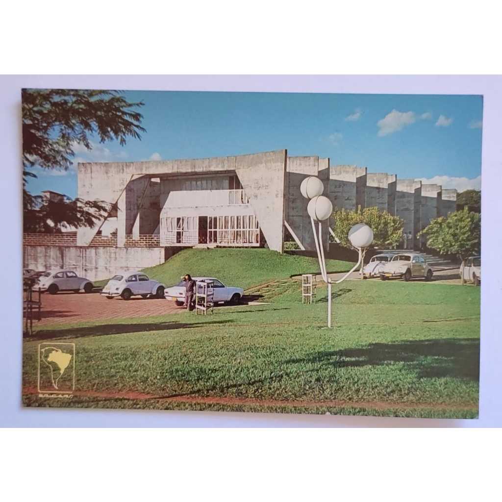 Cartão Postal Colorido Prefeitura Municipal de Anápolis Goiás Arquitetura Modernista