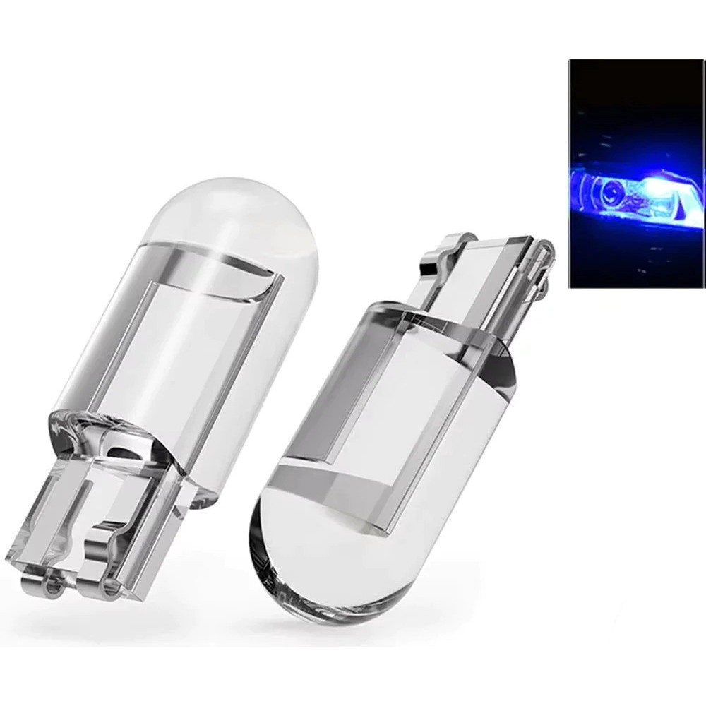 KIT LÂMPADA LED T10 12V AZUL