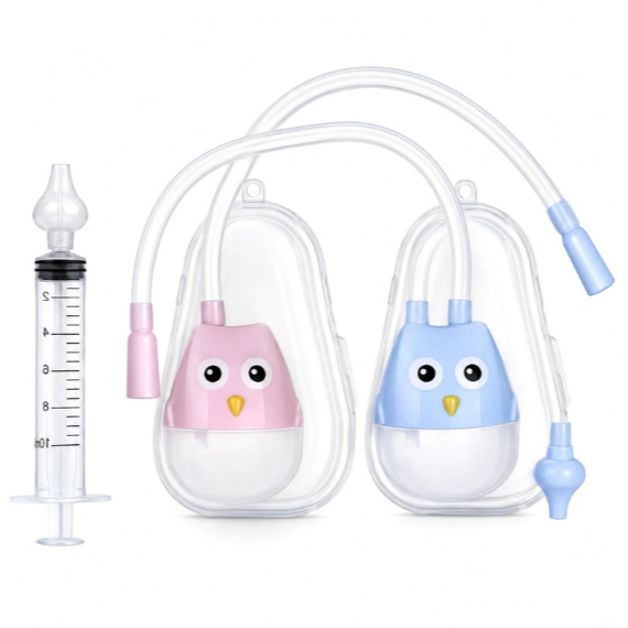 Aspirador Nasal Bebê Sucção Infantil Silicone Nariz Sugador