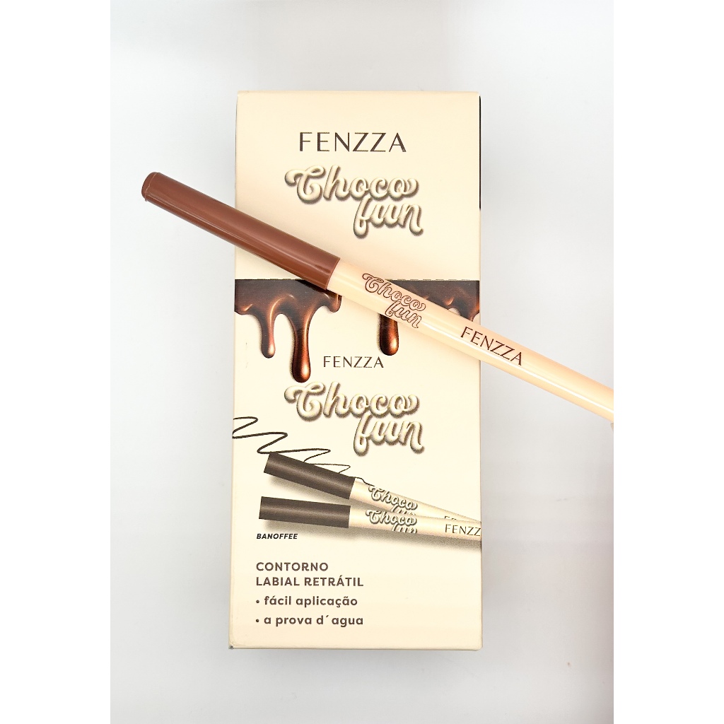 Lápis Labial Retrátil Chocofun Fenzza - COR BANOFFE