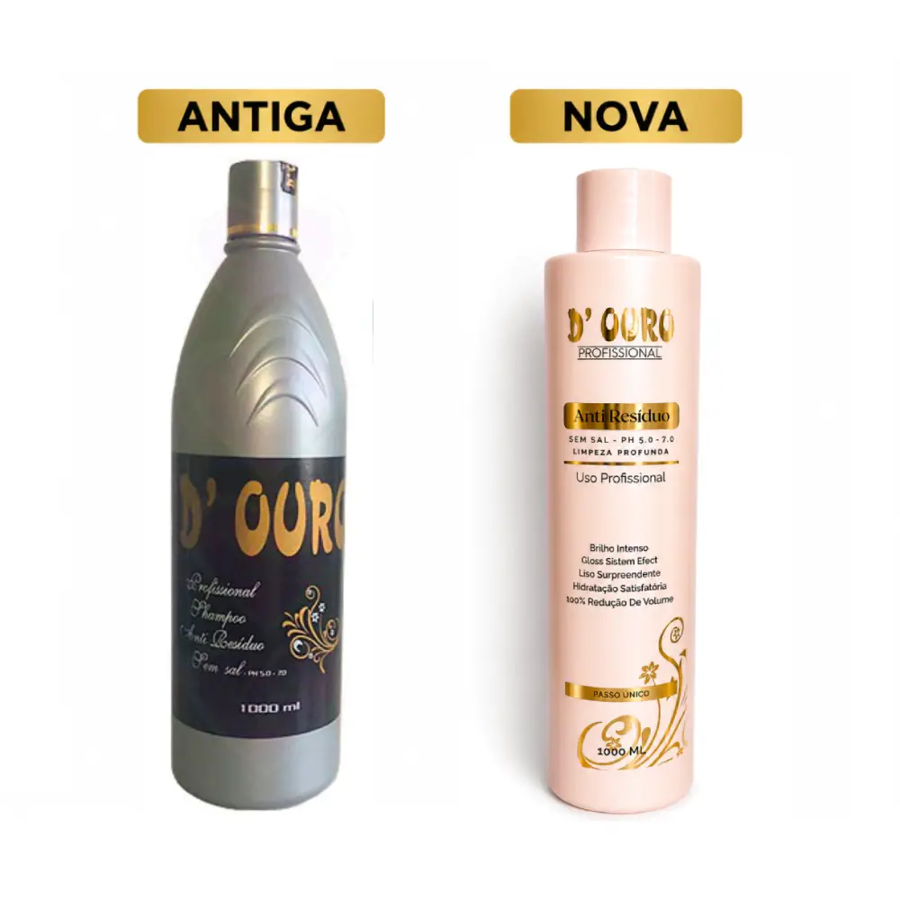 Shampoo Antiresiduos D Ouro 1000ml
