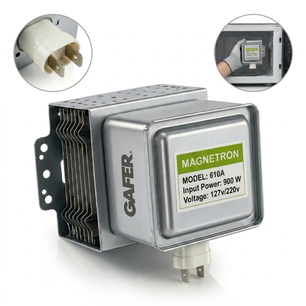 Magnetron M24fb-610a M24fc-610a Universal Microondas 3 Furos 127/220v BMS45 MEO44 PMO26 BMY45 CMW30