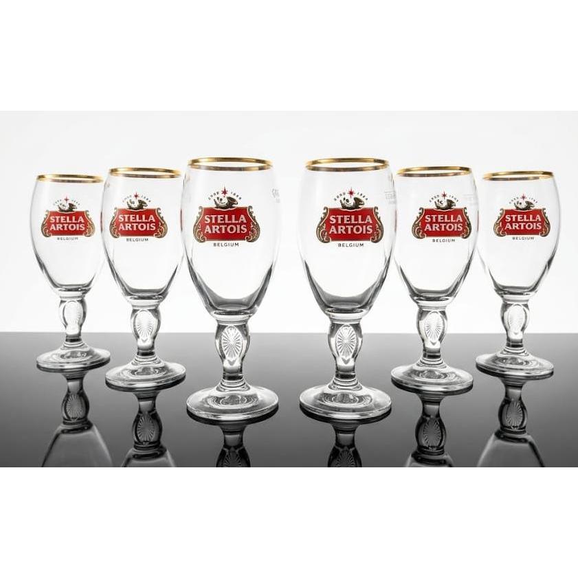 Jogo 6 Taças De Cerveja Stella Artois 250ml Licenciado Ambev