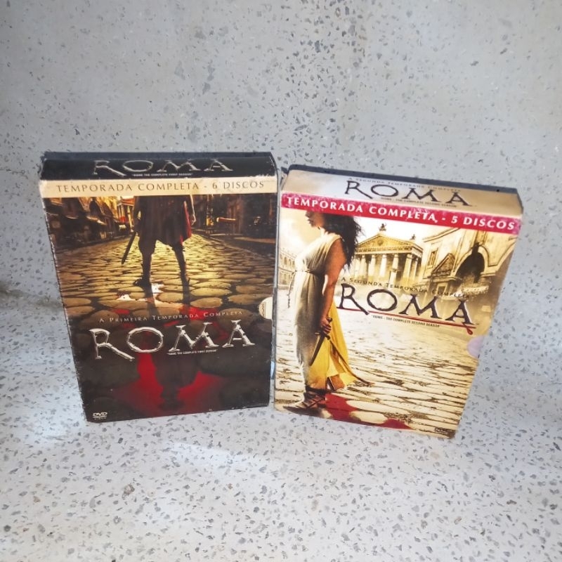 Box DVD Roma 1ª e 2ª Temporada Completas | Lote HBO | 11 Discos | Série Épica Original