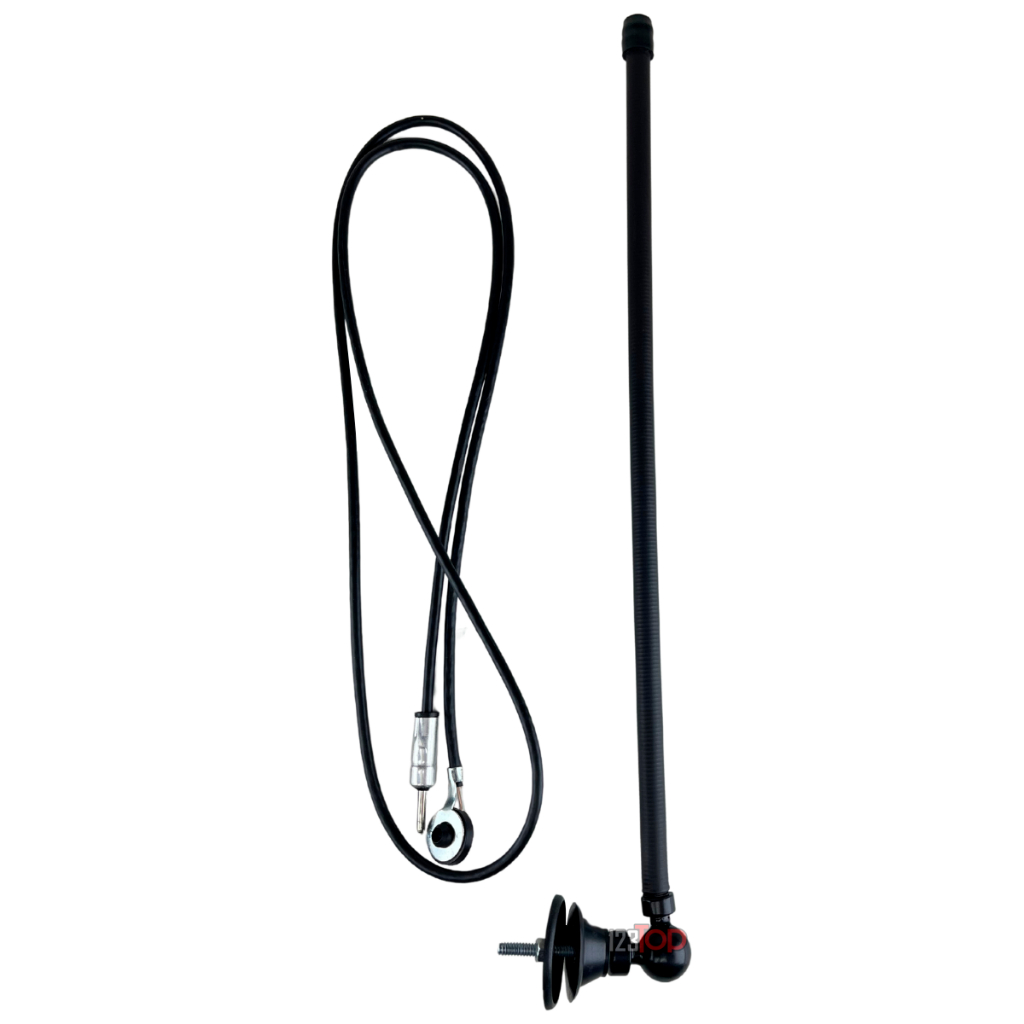 Antena Flexível Caminhão Cargo Ônibus Vans Universal C/ Cabo