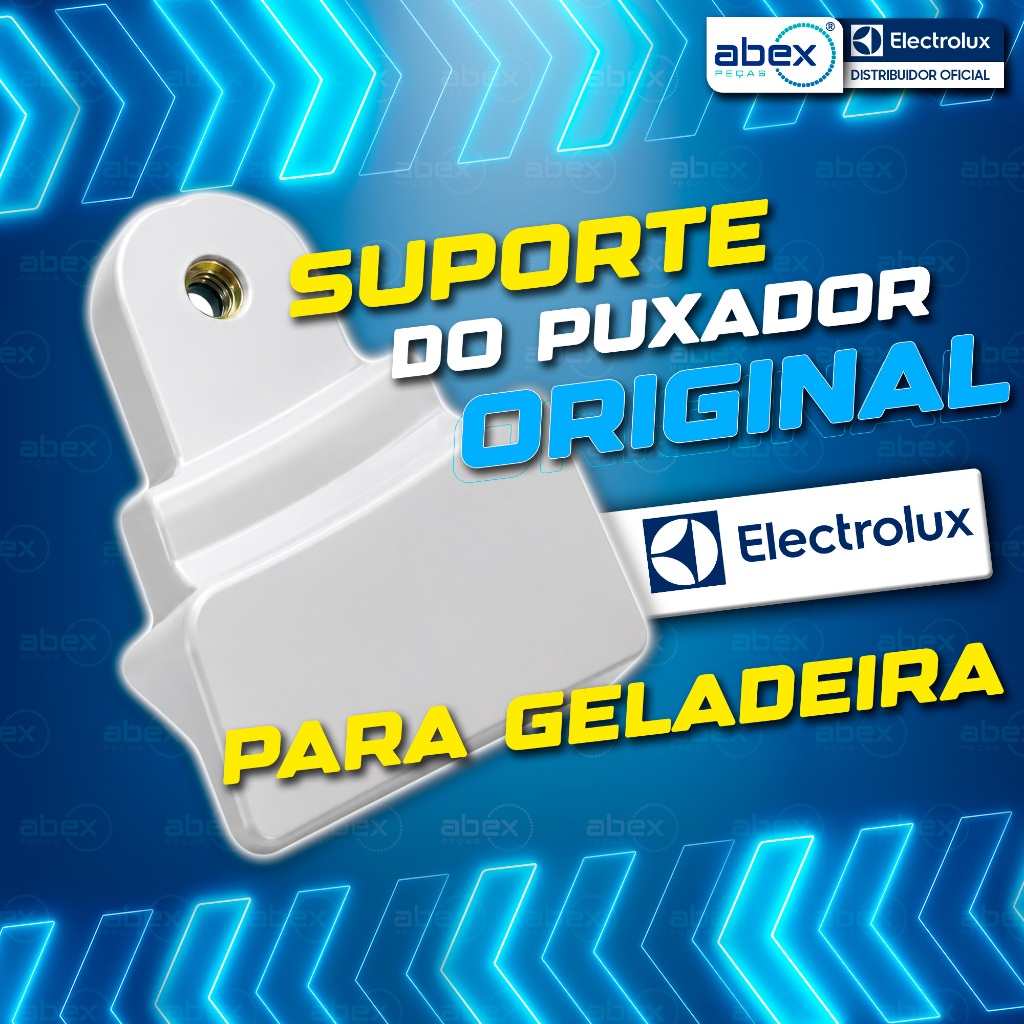 Suporte Puxador Da Porta Geladeira Electrolux DB52 DB53 IB52 IB53 TF51 TF52 67404026 NF Original