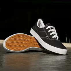 Tênis Modinha Feminino Masculino Todo Preto e Tradicional Promoção