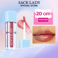 Gloss Labial SACE LADY Suculento Longa e Duração Batom Brilhoso brilho