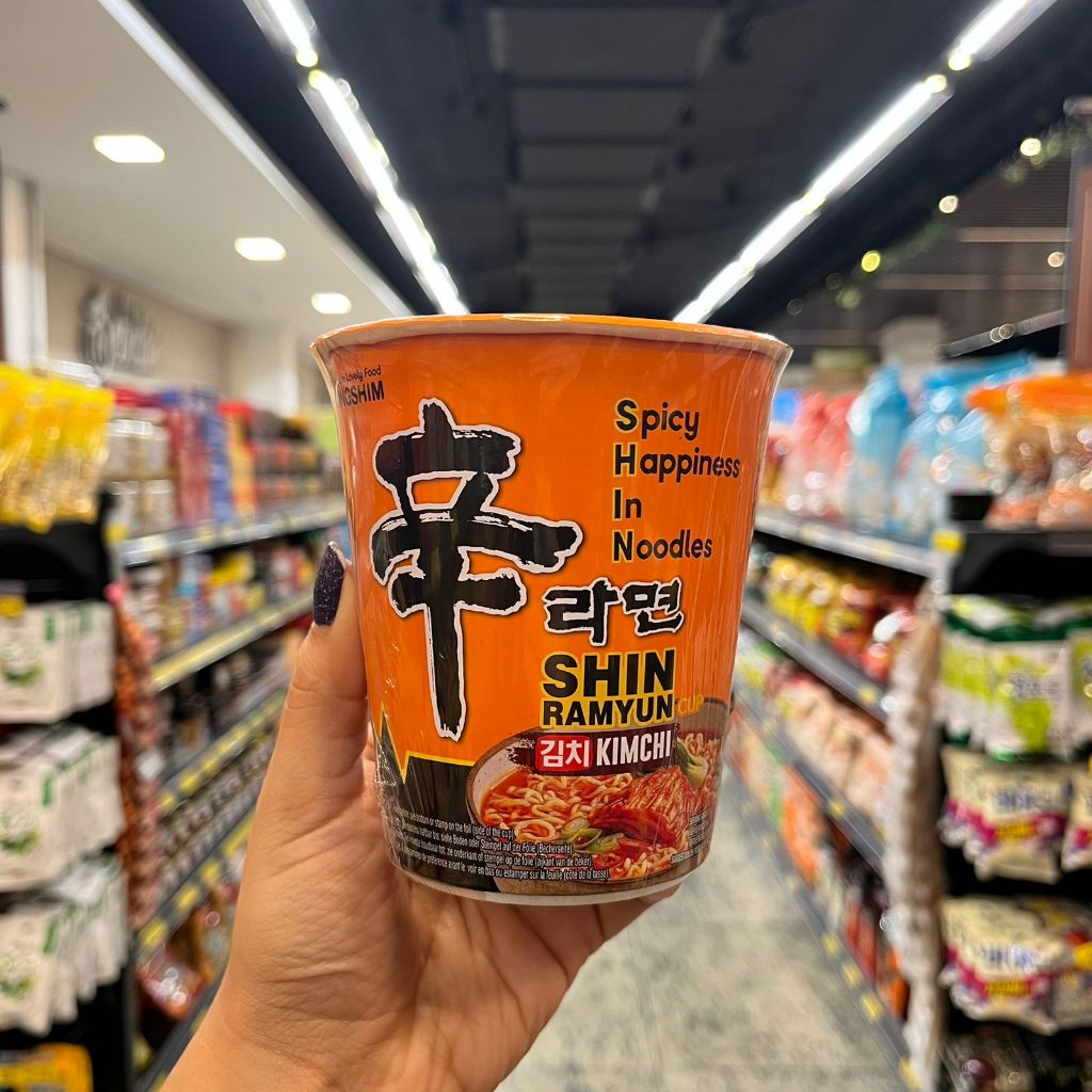 Macarrão Instantâneo Coreano Sabor Kimchi - Shin Kimchi Cup 75g