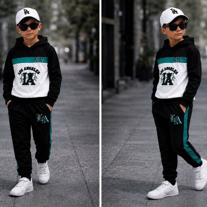 Conjunto de Inverno Peluciado Masculino Calça e Casaco Estiloso Quentinho