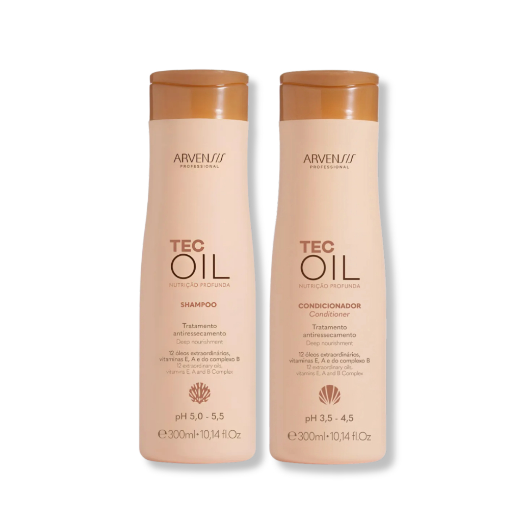 Kit Arvensis Tec Oil - Shampoo 300ml e Condicionador 300ml