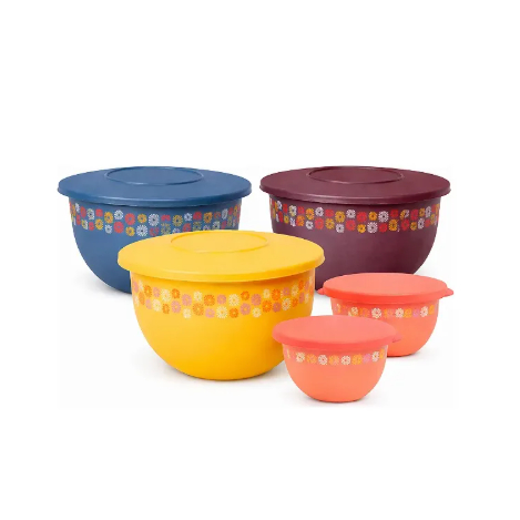 Kit Tupperware Tigela Murano 5 Peças