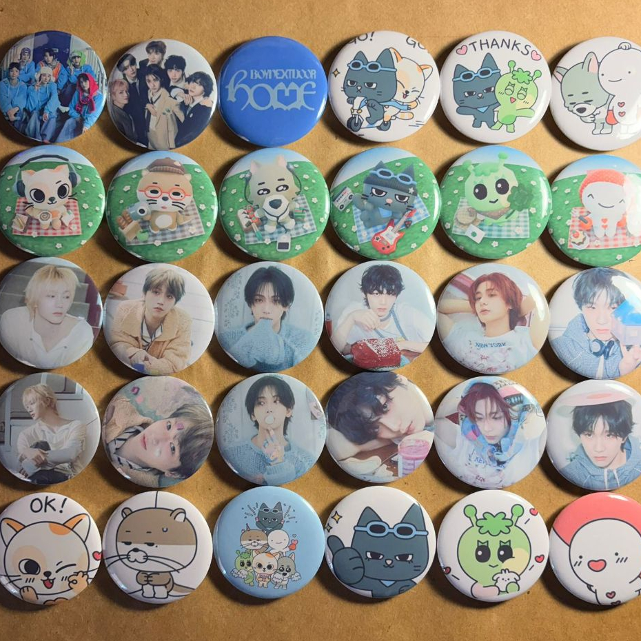 Bottons BOYNEXTDOOR BND BBNEXDO K-pop Idol Mascotes 4.4 cm