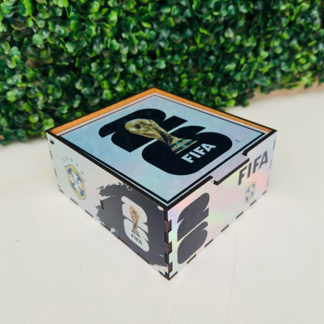 FIFA Porta Figurinhas Álbum Copa do Mundo 2026 Caixa de Figurinha Estojo Organizador de Figurinha para Colecionadores