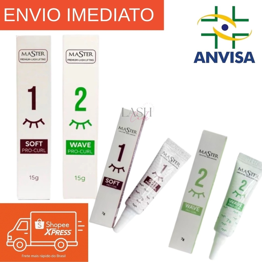 Passo 1 e 2 Master 7g/15g Lashlifting|Brow Lamination Embalagem Nova