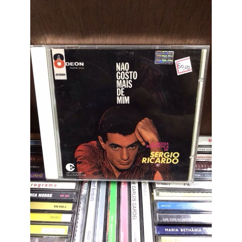 CD Sérgio Ricardo Não Gosto Mais de Mim Odeon 100 Anos