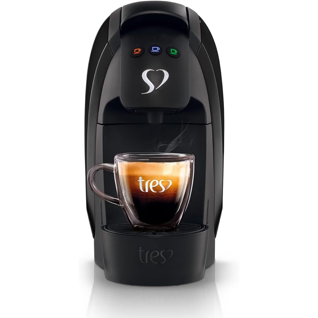 Cafeteira Espresso 3 Corações Luna, Multibebidas, Preta - 220V