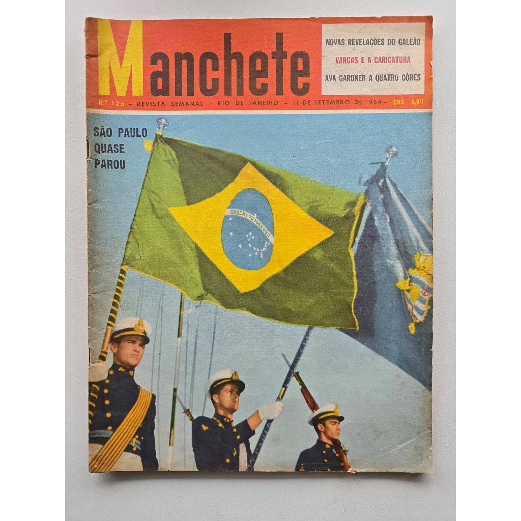 Revista Manchete Nº 125 - Set/1954 - Greve Histórica em São Paulo