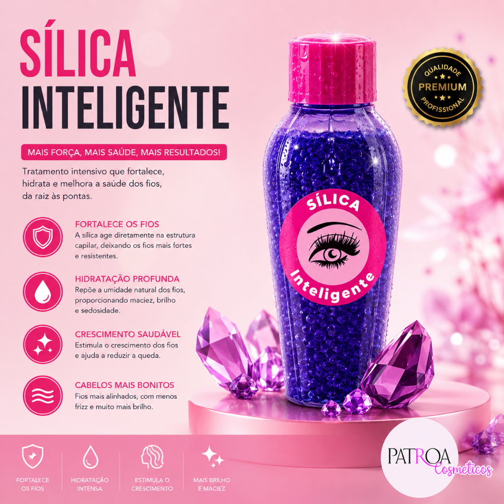 Sílica Inteligente Para Armazenar Cola - Adesivo de Cílios