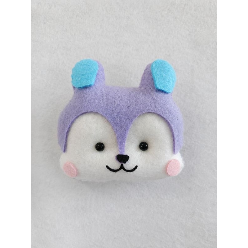 Chaveiro Mang BT21, BTS, sem máscara