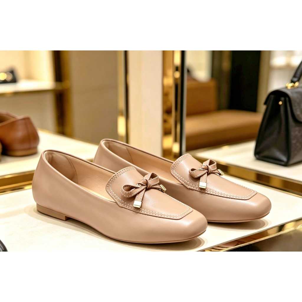 SAPATILHA FEMININA MOCASSIM FEMININO CONFORTÁVEL NUDE