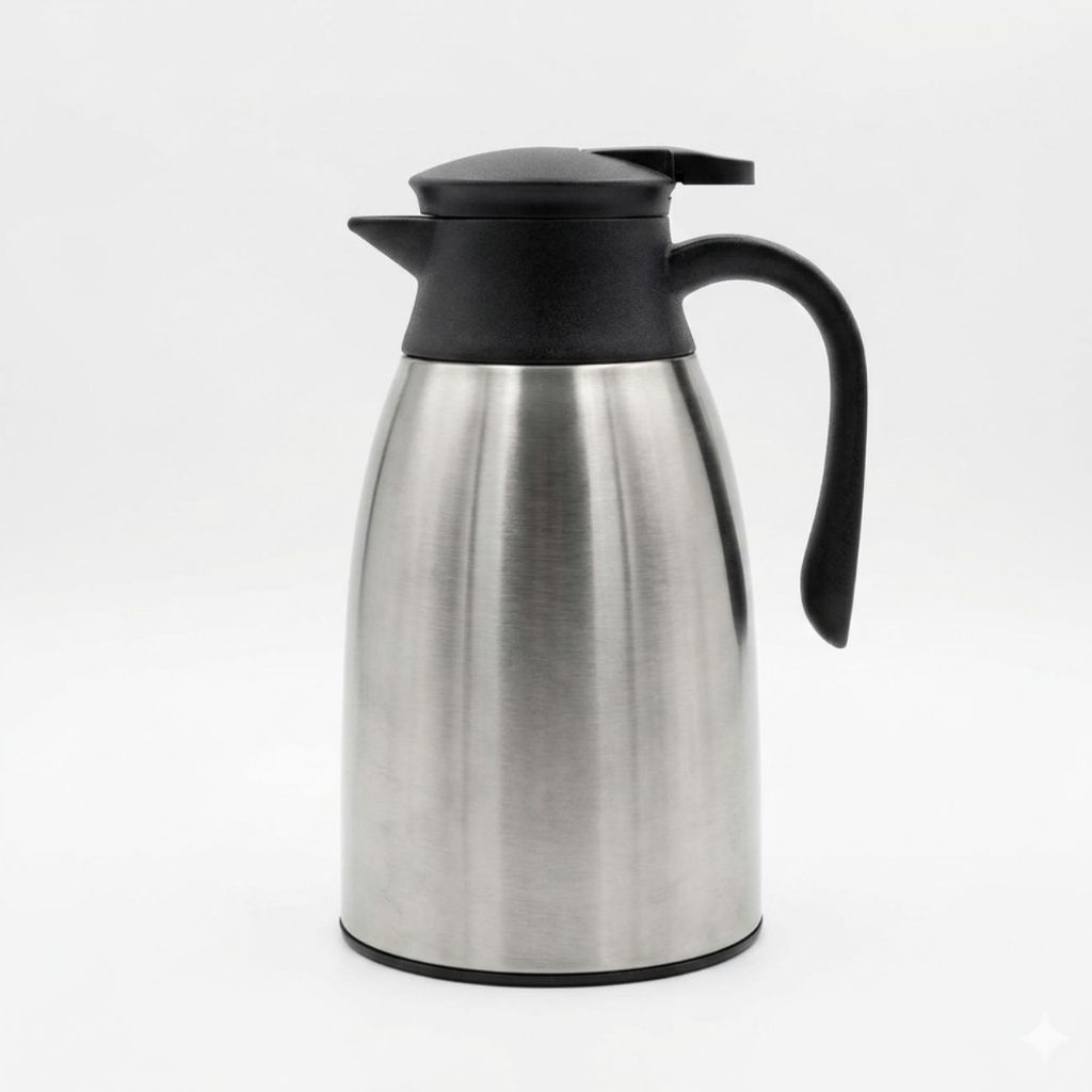 Garrafa Térmica de Café 1L Premium Chá Terere Aço Inox Bebida Quente Gelada Mesa Jantar