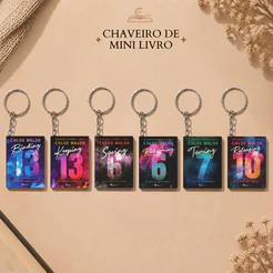 Chaveiro de Mini Livro - OS GAROTOS DE TOMMEN | Presente literário