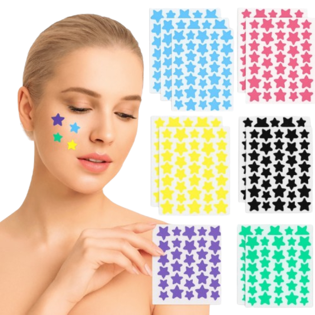 Adesivo Estrela Para Acne e Espinha com Gel Hidrocolóide 40 unid