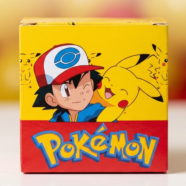 Caixas Cubo POKÉMON Personalizadas Decoração Festa Infantil Lembrancinha PIKACHU