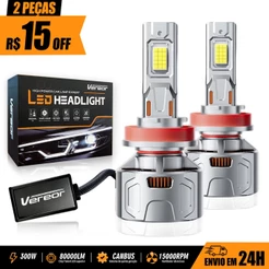 Par Lâmpada LED X12 Para Carros Sedã 80000LM 300W 6000K Super Brilhante Canbus H1/H3/H4/H7/H11/9005/9006