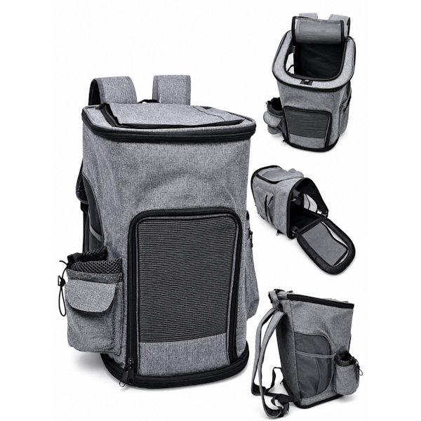 Mochila Transportadora Pet Cães E Gatos Com Abertura C555