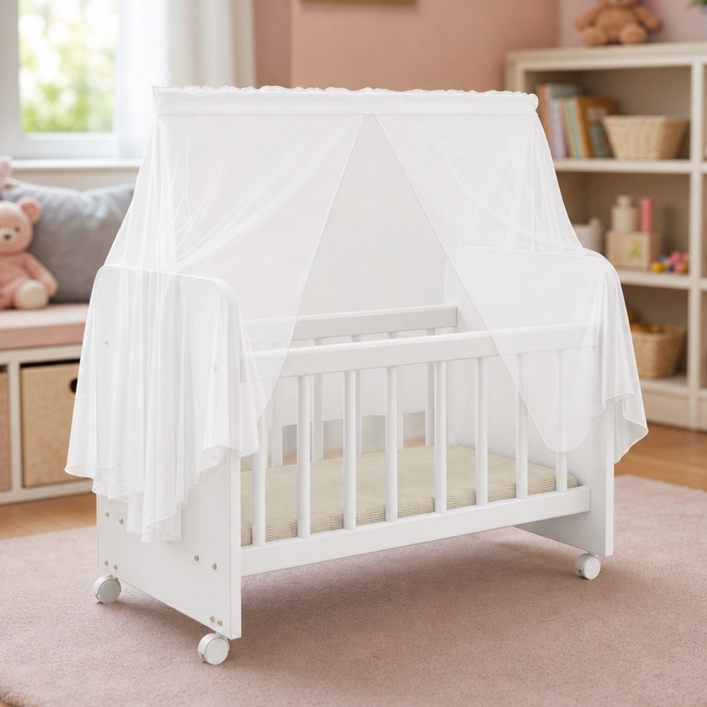 Berço Para Boneca Magia C02 Brinquedo Infantil Branco - Lyam Decor