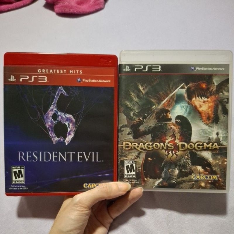 Jogos PS3 Capcom - Resident Evil 6 e Dragon's Dogma
