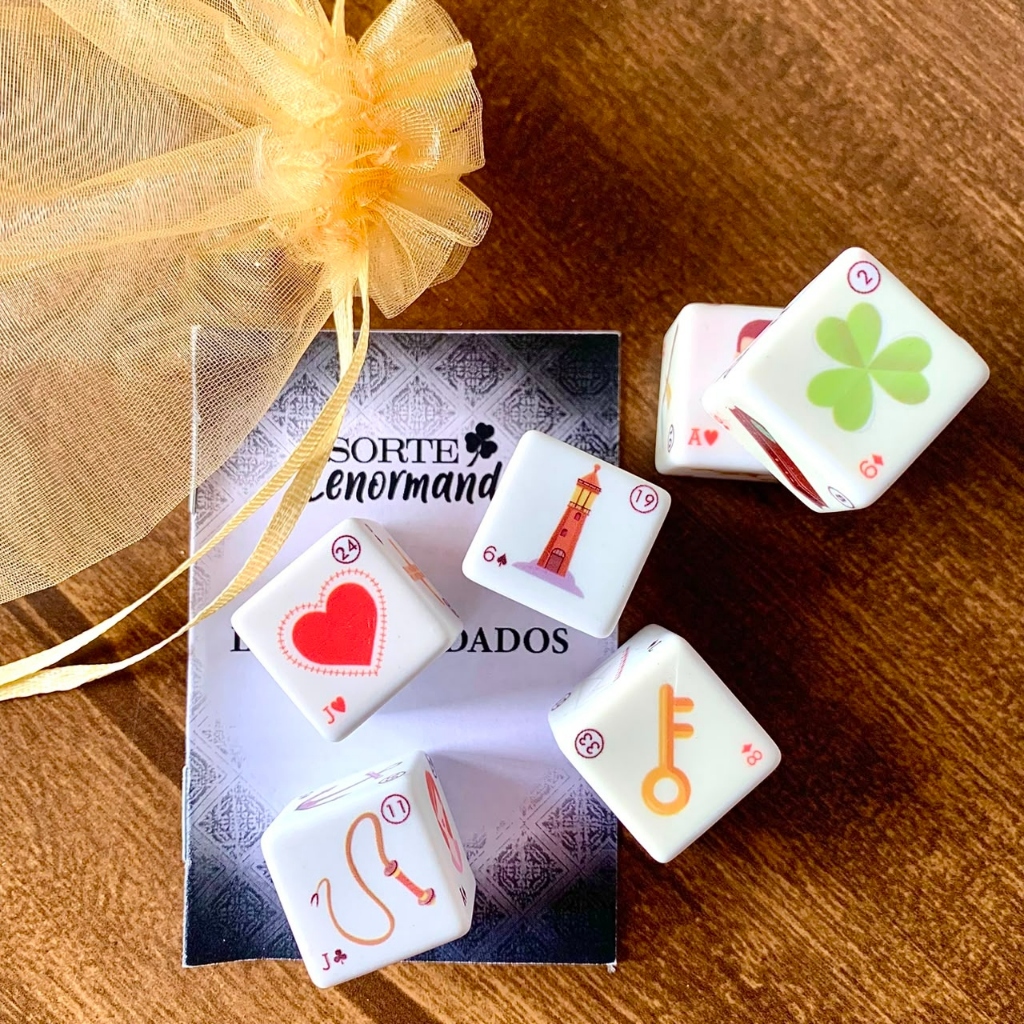 Dados Sorte Lenormand - Baralho Cigano