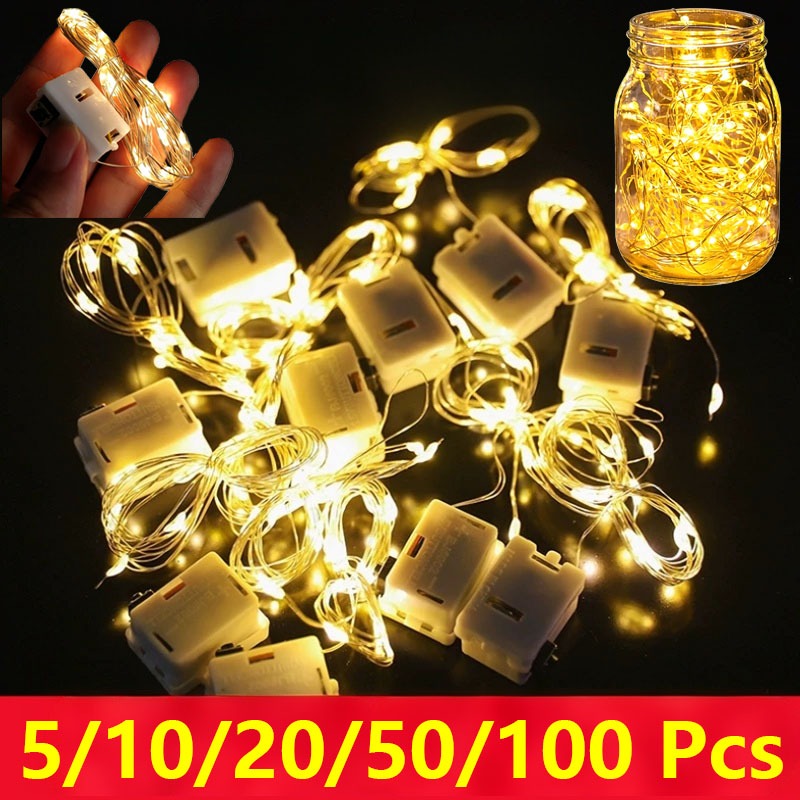 10 unidades Fio de Fada led 2 metro Luzes LED Pisca Pisca  para Decoração Festa Natal Casamento Aniversário