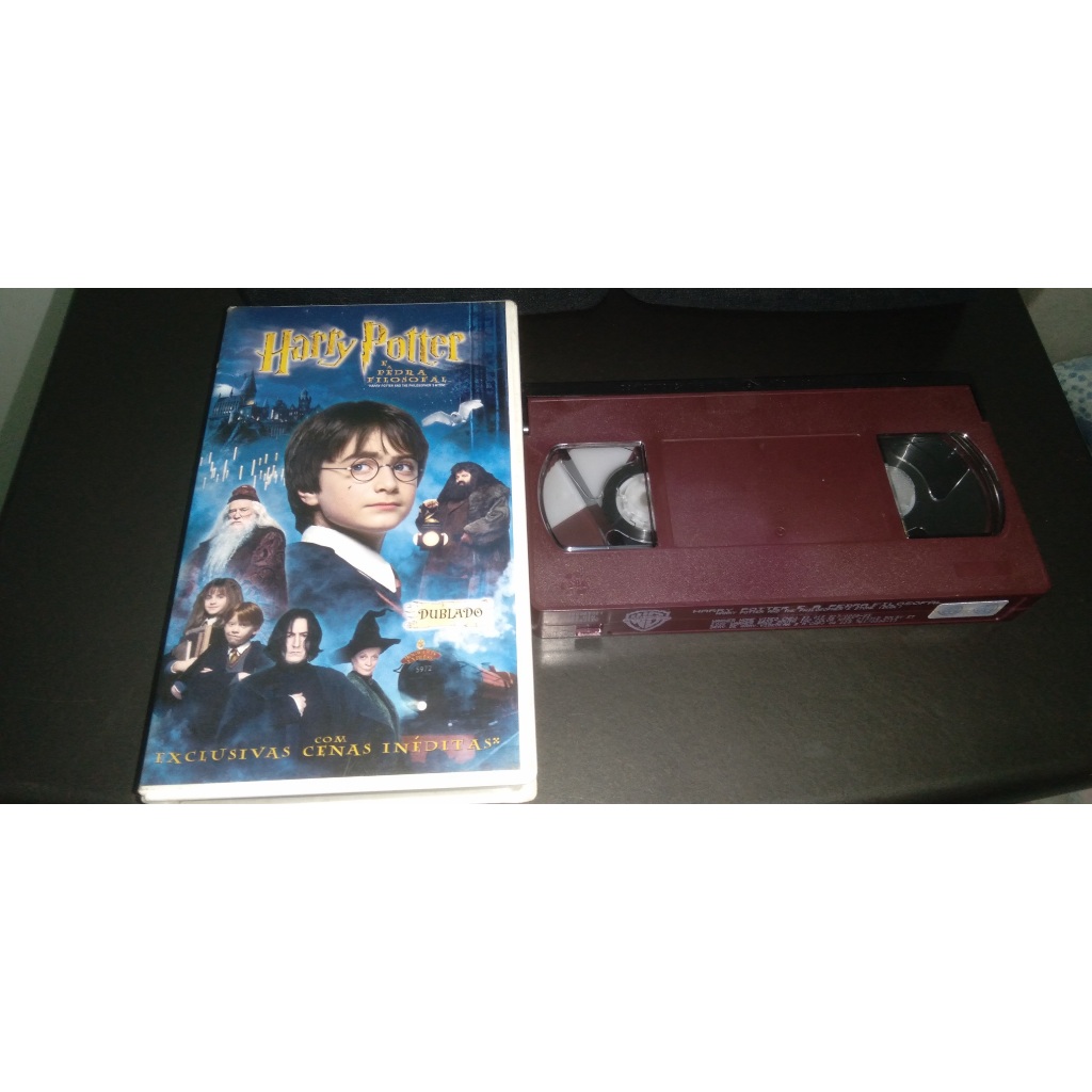 Fita VHS Original Harry Potter E A Pedra Filosofal Dublado