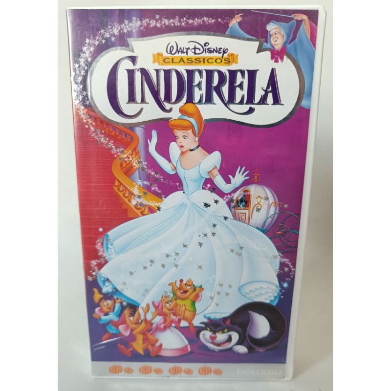 VHS Cinderela Dublado filme desenho infantil Walt Disney Clássicos colecionador