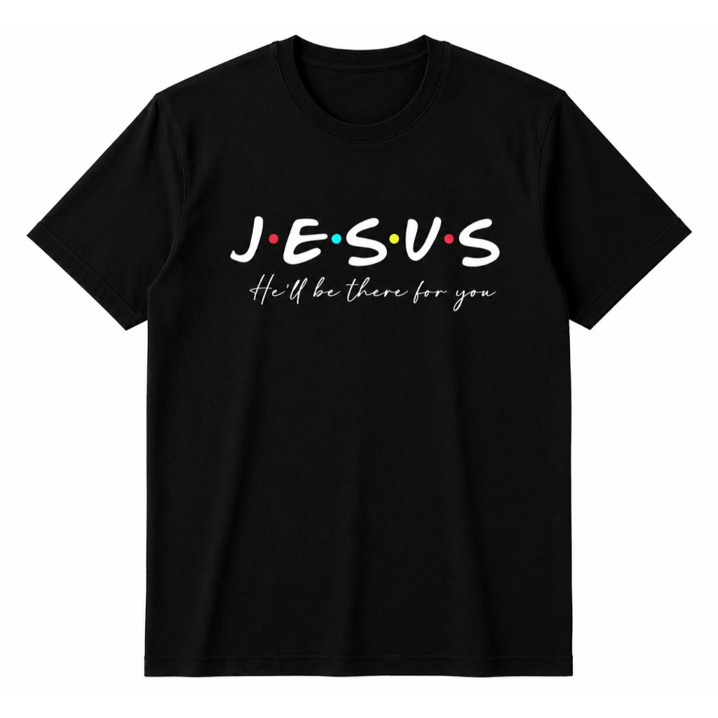 Camiseta Básica Slim Fit Algodão Fio 30.1 Jesus Causal Confortável Macia Masculina Feminina Estilosa
