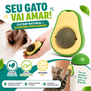 Brinquedo De Abacate Com Catnip Para Gatos - CH