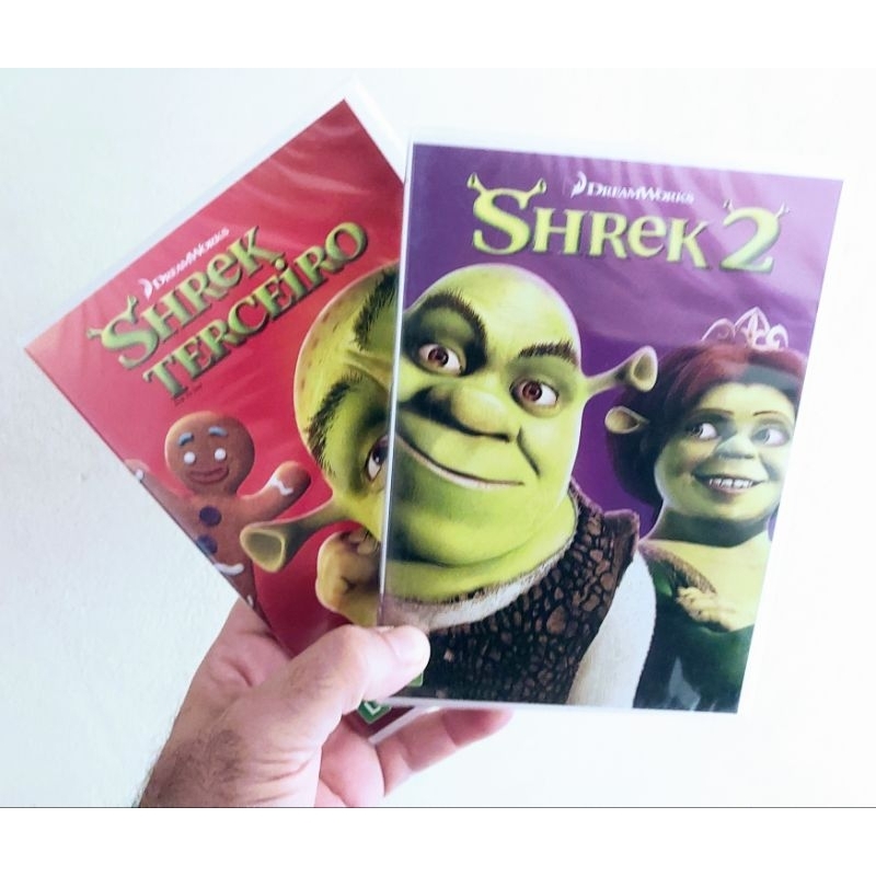Dvd Shrek 2 e 3 - Lacrado e Original (RARIDADE)
