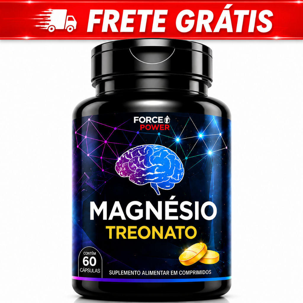 Treonato Magnésio Treonina Original 60 Comprimidos - ENVIO EM 24 HORAS