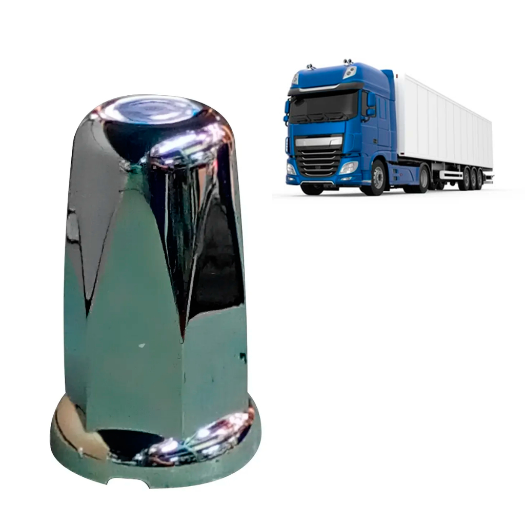 Capa Porca 33 Cromada Nicolini Abs Universal Caminhão