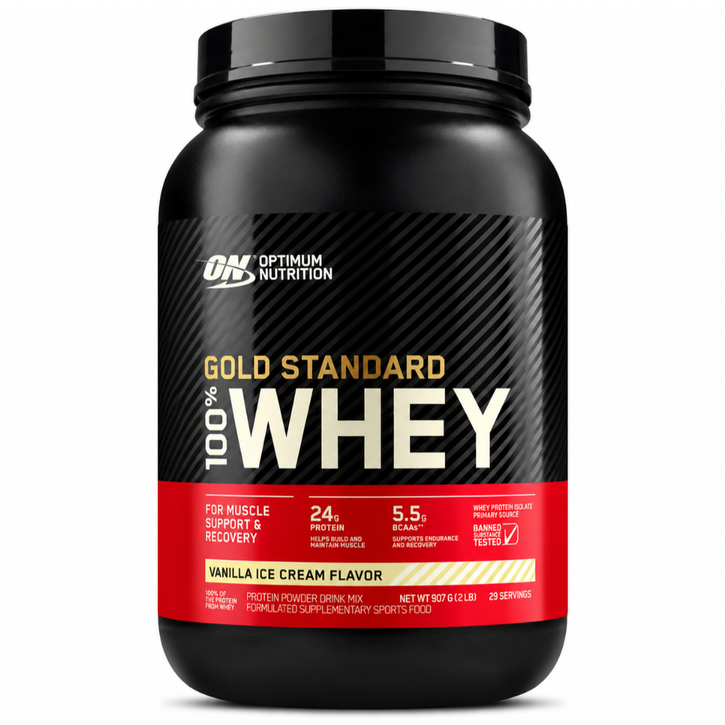 Gold Standard 100% Whey Protein 907g Optimum Nutrition | 24g Proteína Importado
