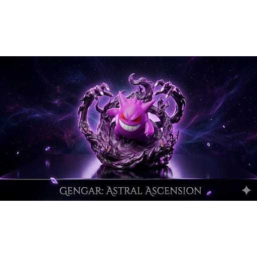 Figure Action - Gengar 3D - Pokémon - Boneco Colecionável