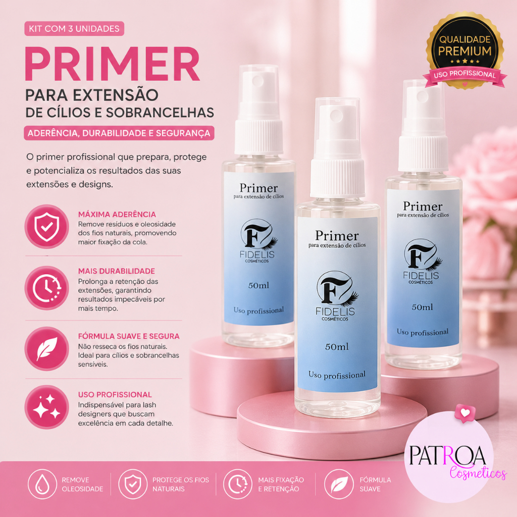 3 Primers Alongamento De Cílios E Sobrancelhas Fio A Fio
