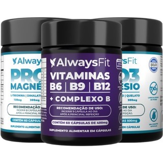 Kit 2 Pro3Magnésio + 1 Complexo B – 2 MESES DE USO