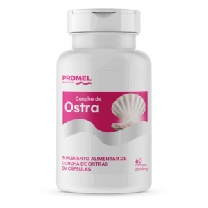 CONCHA DE OSTRAS 60CAPS 640MG PROMEL
