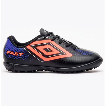 Chuteira Society Infantil Umbro Fast II Jr Futebol Quadra Campo Grama Sintética